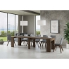 Uitschuifbare console tafel voor hal, woonkamer en eetkamer 90x49-307 Extra Afmetingen