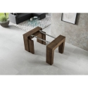 Uitschuifbare console tafel voor hal, woonkamer en eetkamer 90x49-307 Extra Prijs