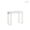 Uitschuifbare console tafel voor 14 personen, minimalistisch design, keuken 90x40-300 Tecno Aanbieding
