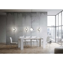 Console extensible cuisine design contemporain 90x42-198 Emy Small Catalogue
