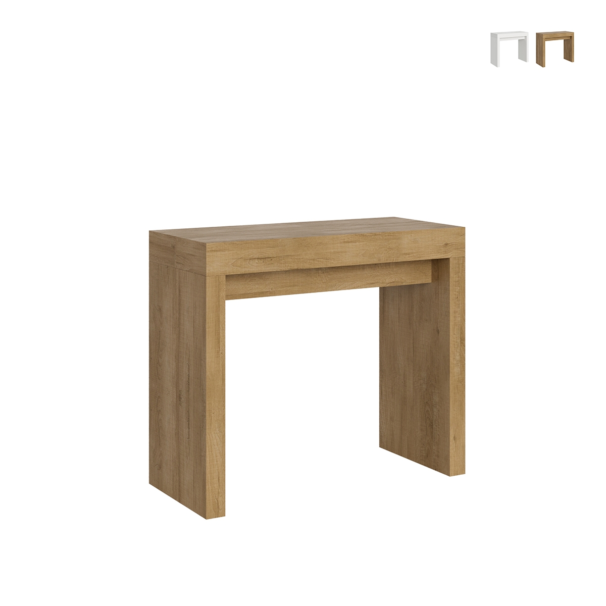 Uitschuifbare eettafel modern design 90x40-300 Roxell Aanbod Uitschuifbare eettafel modern design 90x40-300 Roxell Aanbod