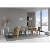 Console extensible design contemporain en bois 90x40-300 Naxy Offre