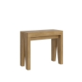 Console extensible design contemporain en bois 90x40-300 Naxy Promotion