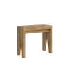 Console extensible design contemporain en bois 90x40-300 Naxy Promotion