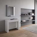 Uitschuifbare witte console voor eetkamer keuken 90x42-302 Evolve Aanbieding