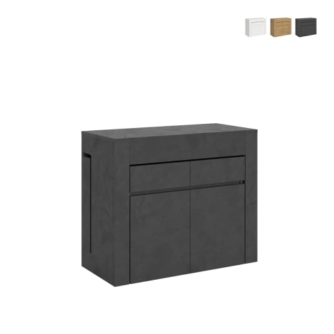 Uitschuifbare console met geïntegreerde ruimtebesparende banken 90x42-302 Evolve Aanbieding