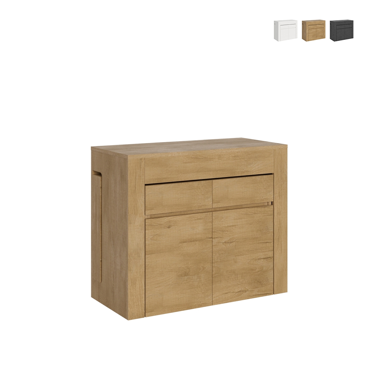 Uitschuifbare console met geïntegreerde ruimtebesparende banken 90x42-302 Evolve Kortingen Uitschuifbare console met geïntegreerde ruimtebesparende banken 90x42-302 Evolve Kortingen