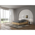 Lit une place et demie avec rangement design moderne 120x200cm Nuamo Choix