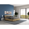 Tweepersoonsbed 160x190 hout zonder lattenbodem schuine hoofdsteun Ankel Aanbod
