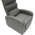 Relaxfauteuil met imitatieleren voetsteun Alice Aankoop
