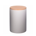 Set van 3 keramische voorraadpotten van 750 ml met deksel Circle Aanbod