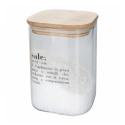 ensemble de 3 bocaux en verre 10x14cm pour café, sucre et sel Victionary Vente