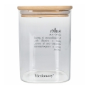 ensemble de 3 bocaux en verre 10x14cm pour café, sucre et sel Victionary Réductions