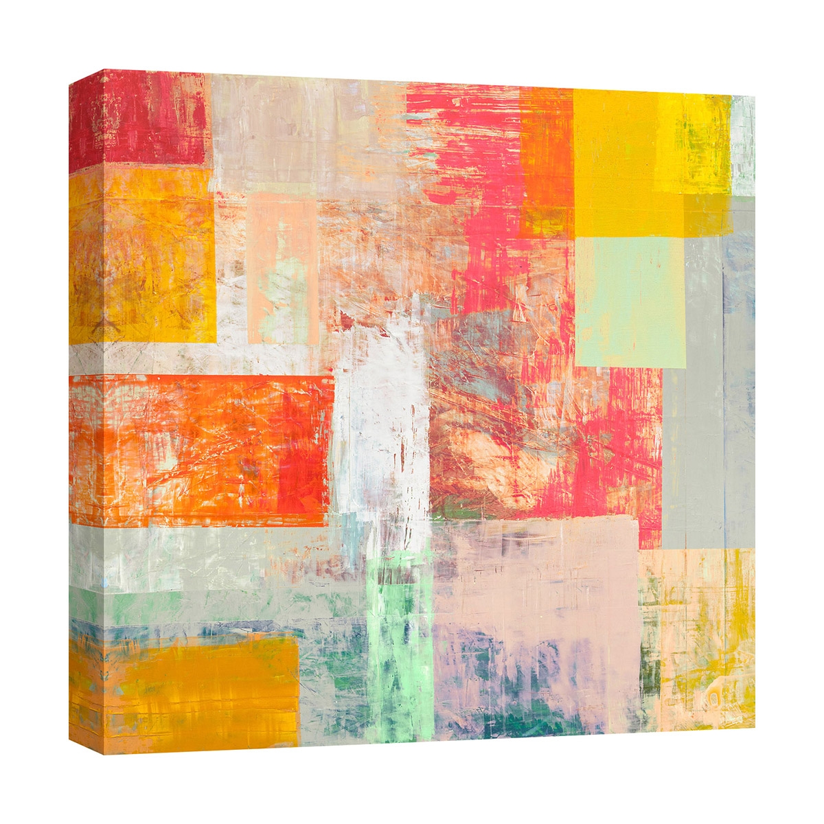 Kleurrijk abstract schilderij op canvasdoek Estate lontana Italo Corrado Aanbieding Kleurrijk abstract schilderij op canvasdoek Estate lontana Italo Corrado Aanbieding