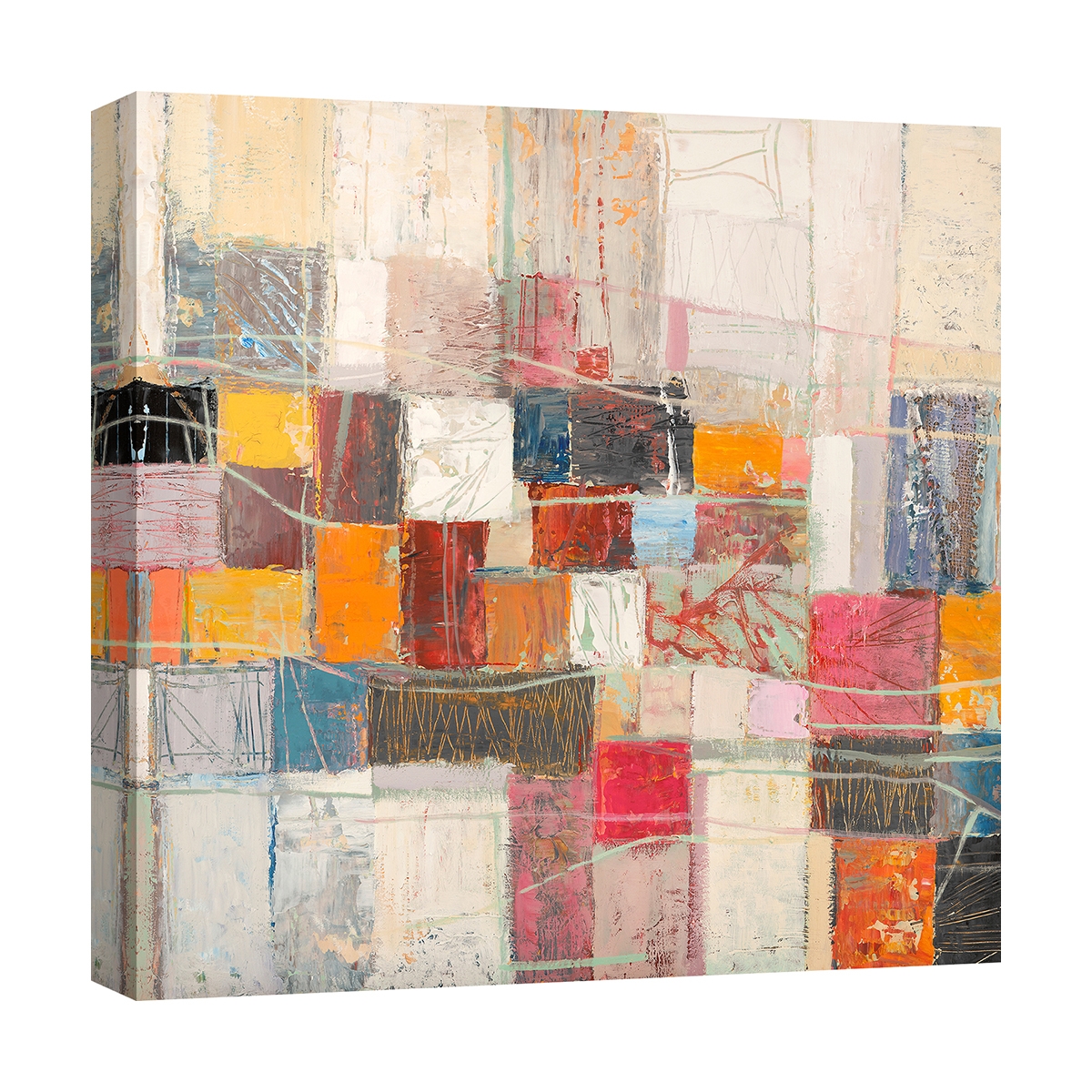 Tableau abstrait moderne impression sur toile Giorno di festa Lucas Promotion Tableau abstrait moderne impression sur toile Giorno di festa Lucas Promotion