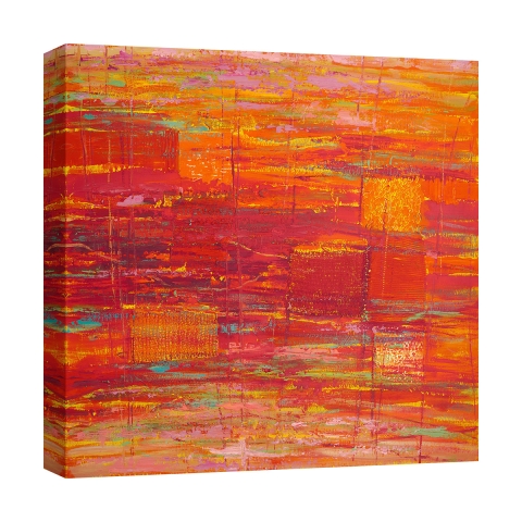 Moderne abstracte canvas print Monocromo India Lucas Aanbieding
