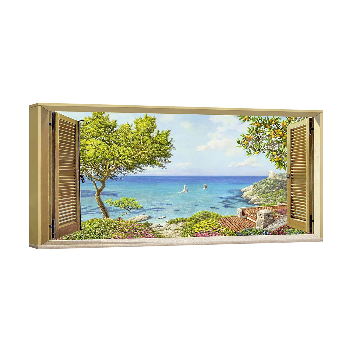 Impression sur toile pour chambre à coucher Finestra sul mare Andrea Del Missier Promotion Impression sur toile pour chambre à coucher Finestra sul mare Andrea Del Missier Promotion