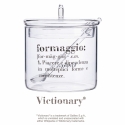 Présentoir à fromage avec couvercle et cuillère en verre transparent Victionary Offre