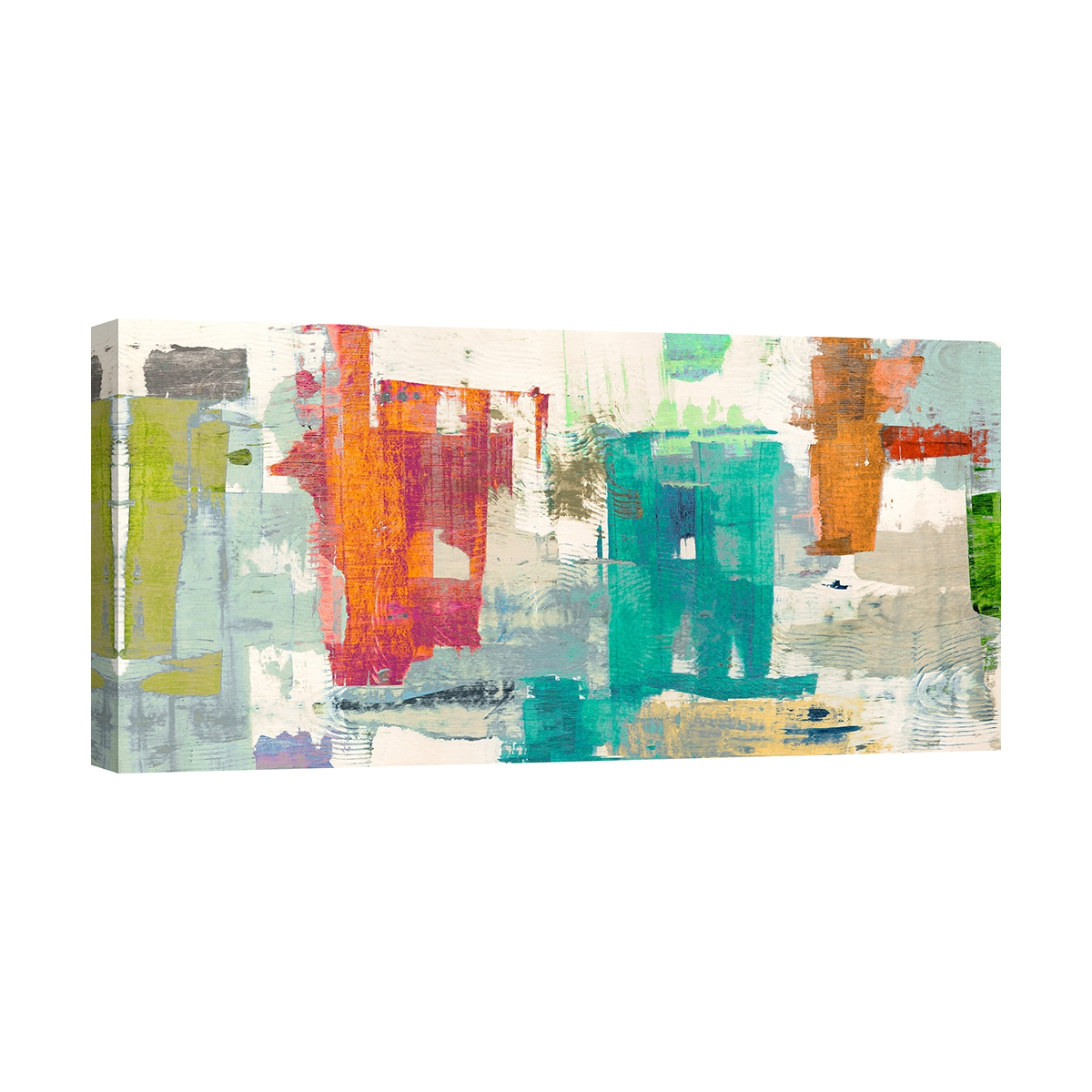 Modern abstract schilderij op canvas Paused Events Anne Munson Aanbieding Modern abstract schilderij op canvas Paused Events Anne Munson Aanbieding