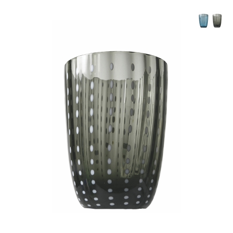 Set 6 bicchieri da tavola per acqua design esotico 300ml Kahalari Aanbieding