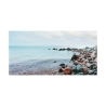 Zeelandschap op canvas Kiezels op het strand Pangea Images Aanbod