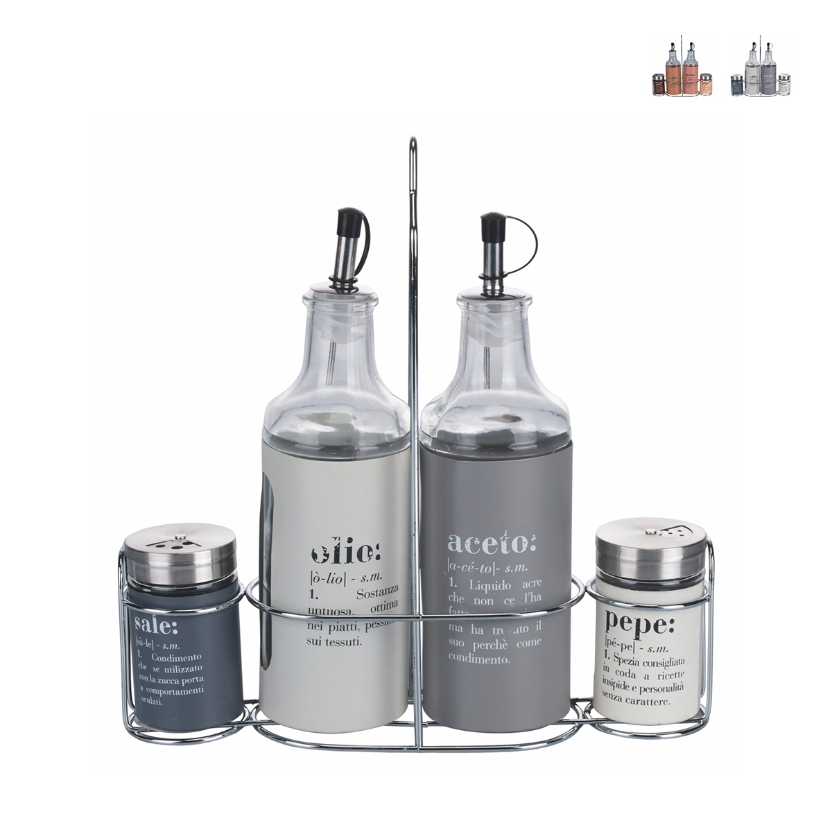 Victionary tafelset voor olie, zout, azijn, kruiden, peper Aanbieding Victionary tafelset voor olie, zout, azijn, kruiden, peper Aanbieding