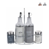 Ensemble de condiments pour huile, sel, vinaigre, épices et poivre de table Victionary Promotion