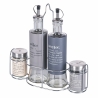 Ensemble de condiments pour huile, sel, vinaigre, épices et poivre de table Victionary Vente