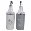 Ensemble de condiments pour huile, sel, vinaigre, épices et poivre de table Victionary Offre