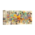 Tableau moderne impression abstraite sur toile Rivoluzione colorata Lucas Promotion