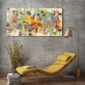 Tableau moderne impression abstraite sur toile Rivoluzione colorata Lucas Vente
