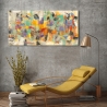 Tableau moderne impression abstraite sur toile Rivoluzione colorata Lucas Vente