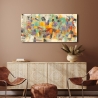 Tableau moderne impression abstraite sur toile Rivoluzione colorata Lucas Remises