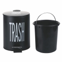 Vuilnisbak met pedaal en uitneembare emmer van 3L Trash Bigismore Verkoop
