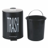 Vuilnisbak met pedaal en uitneembare emmer van 3L Trash Bigismore Verkoop