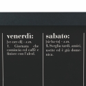  magnétique noir horizontal hebdomadaire 40x60cm Week Victionary Vente