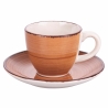 Set van 6 kleurrijke koffiekopjes met schoteltjes design Baita Catalogus
