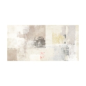 Tableau abstrait beige et blanc impression sur toile Natural Ludwig Maun Offre