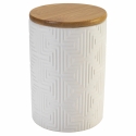 Ensemble de 3 bocaux de cuisine en céramique avec couvercle Shade of Shape Géométries Offre