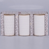 Ensemble de 3 bocaux de cuisine en céramique couvercle Shade of Shape Geometrie Catalogue
