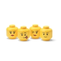 LEGO Hoofd Stapelbare Opbergcontainers Mini Set 4 Verkoop