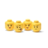 LEGO Hoofd Stapelbare Opbergcontainers Mini Set 4 Verkoop