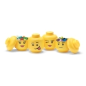 LEGO Hoofd Stapelbare Opbergcontainers Mini Set 4 Korting