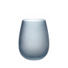 Set glazen in blauw glas met ijseffect 600ml Happy Hour Ocean Kortingen
