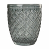 Ensemble de 6 verres à eau en verre transparent coloré gris Castle Stone Caractéristiques