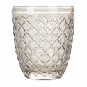 Ensemble de 6 verres à eau en verre transparent coloré gris Castle Stone 