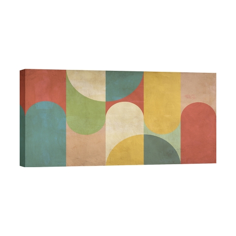 Tableau moderne abstrait sur toile Northern Summer Sandro Nava Promotion