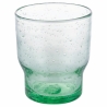 Set van 6 handgemaakte waterglazen van gekleurd groen glas Unico Greenery Korting