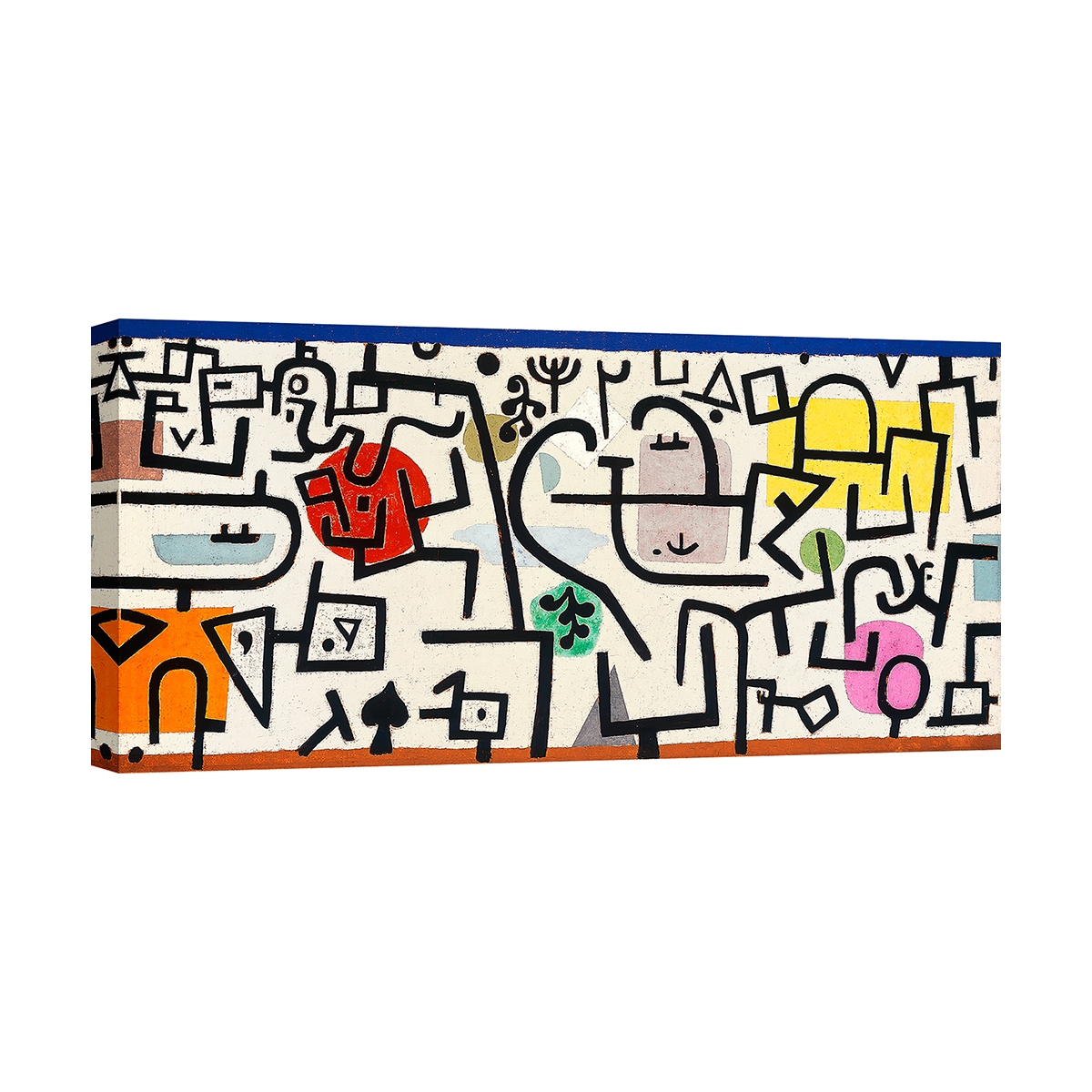 Tableau abstrait impression sur toile canvas Rich Harbour Paul Klee Promotion Tableau abstrait impression sur toile canvas Rich Harbour Paul Klee Promotion
