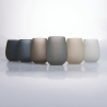 Set de 6 verres de table goutte 600ml gris Happy Hour Stones Vente